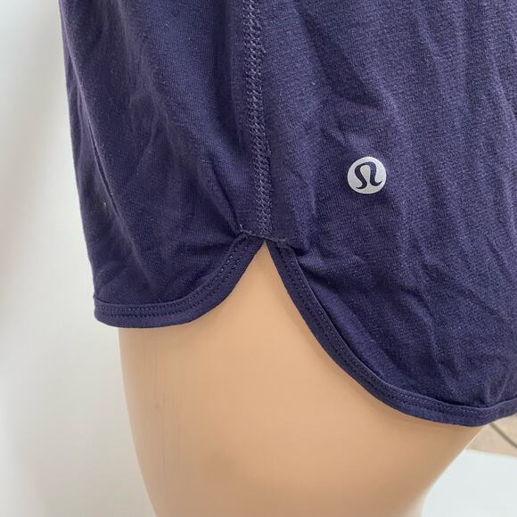 EUC Lululemon 105 Singlet Black Grape sz 2 Tank Top - Picture 3 of 3